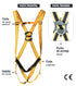 Safetop ELBRUS 51, kit 80050+eslinga 1 m+mosquetón 80112J+80124
