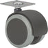 Ruedas Alex SERIE DK-DK Negro con freno