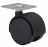 Ruedas Alex SERIE DK-DK Negro con freno