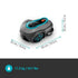 Robot Cortacésped Gardena SILENO Free 1200