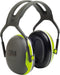3M™ PELTOR™ X4A Orejeras de diadema, alta visibilidad