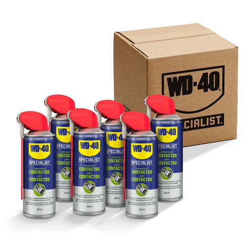 Pack de 6 unidades Limpiador de Contactos WD 40 Specialist