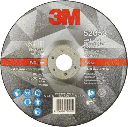 Disco de Desbaste 3M™ Cubitron™ II (T27) para Metal Pack 10 unidades