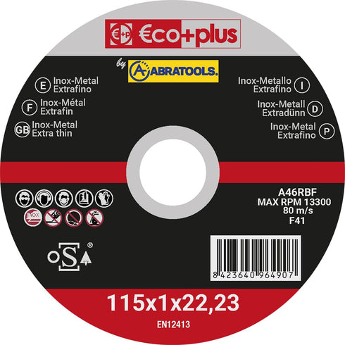 Disco de Corte Inox Extra-Plano 230x1,9mm Abratools