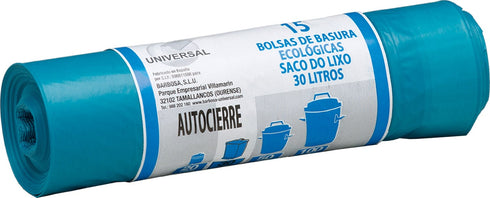 Bolsa de basura con autocierre 55X55CM