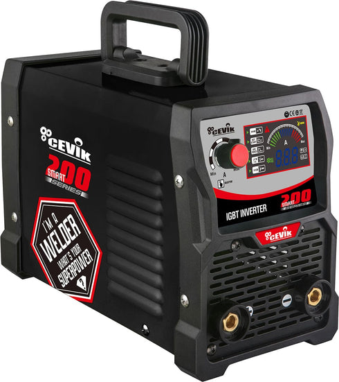 Cevik CE-SMART200 Soldador Inverter MMA 200A con Display LED