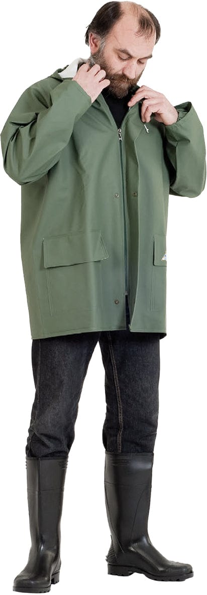 Parka Chubasquero PVC verde