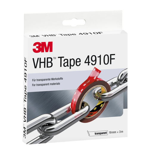 19mm × 3m 3M™ VHB™ 4910F incolora, 19 mm x 3 m