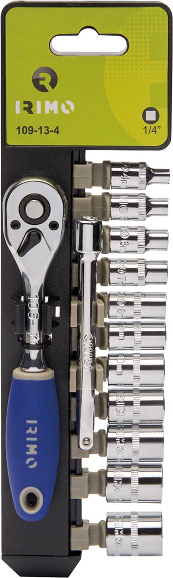 Juego Carraca 1/4" Irimo 109 con 11 Vasos