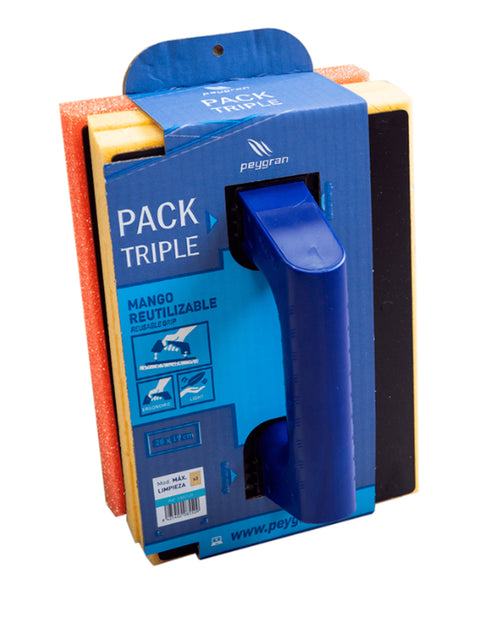 Pack triple talocha limpieza Peygran