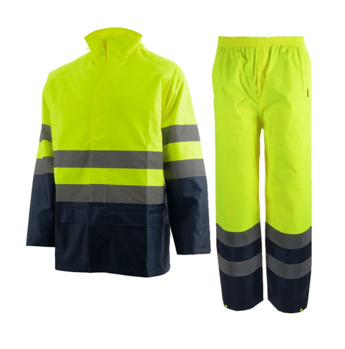 Traje de lluvia Country Set HV Yellow/Navy