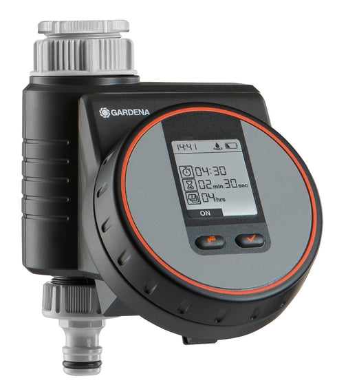 Gardena Programador de Riego Automático Flex 1890 a Pilas – Pantalla LCD y Programación Diaria