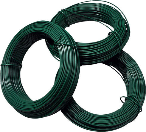 Alambre de Tensión Plastificado Verde Ø2.7mm | Rollo 100m
