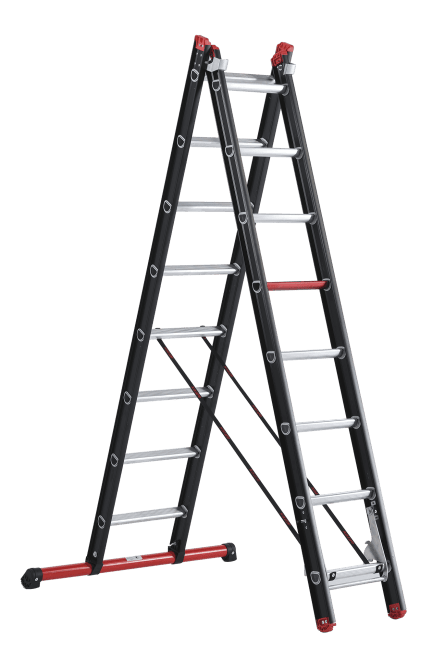 2x8  peldaños (4,8m altura de trabajo) Altrex Mounter Escalera multiusos profesional EN 131