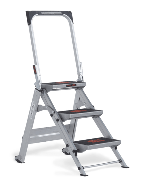 Altrex Safety Step Escalera de aluminio EN 131 3 peldaños