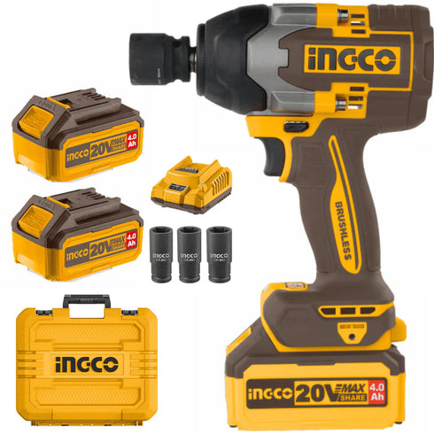 ATORNILLADOR IMPACTO 20V 2B 4AH+MAL | INGCO