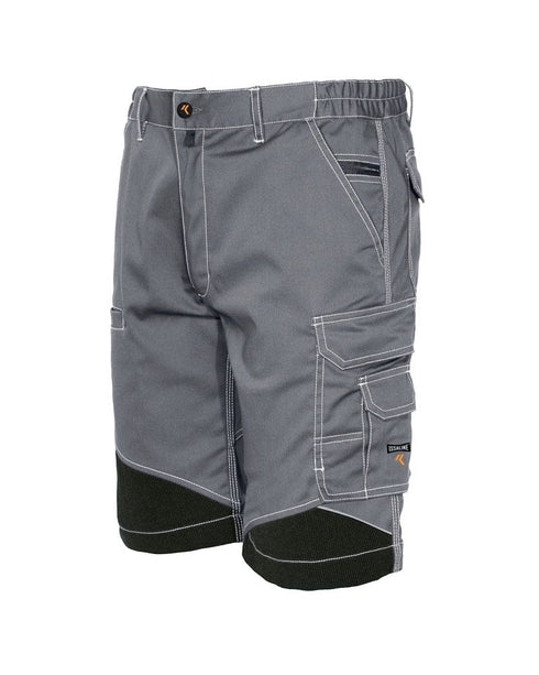 S / Gris claro Bermuda Issaline Strecht Extreme 8834B | Pantalón corto laboral resistente y cómodo