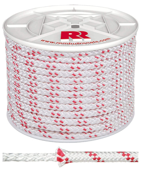 6mm / 200m Cuerda de Poliéster Trenzada Rombull (6-16mm) | Alta Resistencia UV