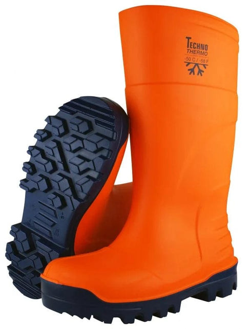 Naranja / 39 Bota Thermo Techno Boots S5 PU | -50°C | S5 CI SRC · Naranja, 39, 40, 41, 42, 43, 44, 45, 46, Verde, Blanco