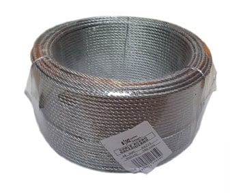 100m / 02/6X07+1 Cable Galvanizado de Cables y Eslingas