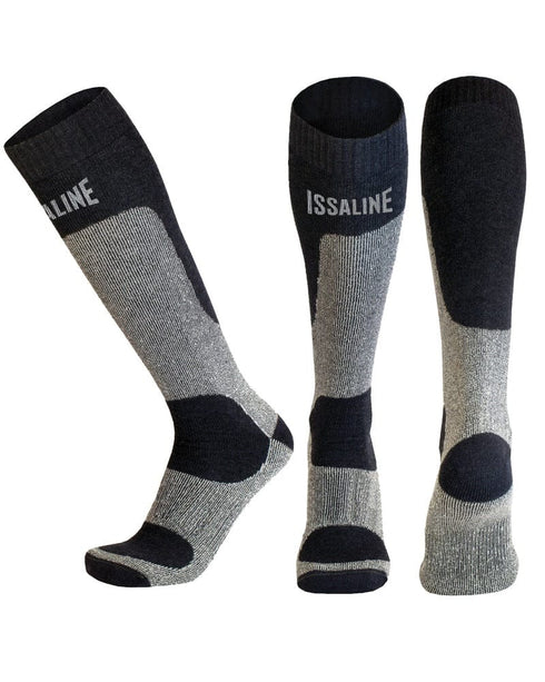 Calcetín largo Issaline Carving 01CCARL - Pack 3 Uds S (35-38) / Gris claro / Largo