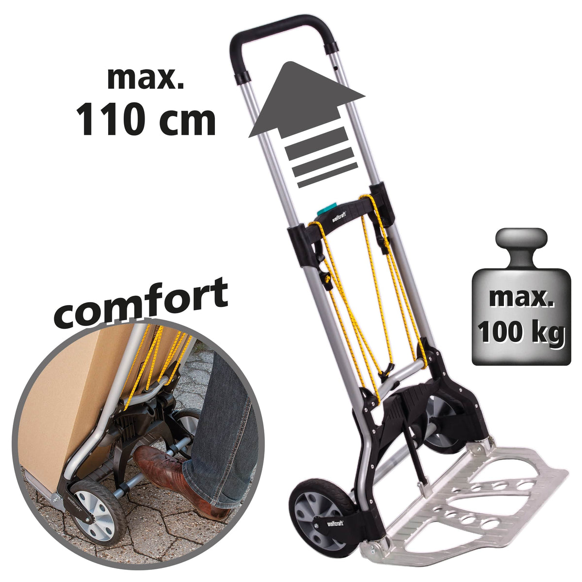 Wolfcraft TS 850 Steekwagen - 100 kg Wolfcraft TS 850 Steekwagen - 100 kg