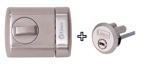 Cromado 4930 HC Cerradura sobreponer lince supra key 4930