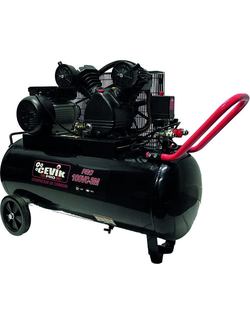 Cevik Compresor de correas PRO100-VC-3M 3HP 100L 3 HP