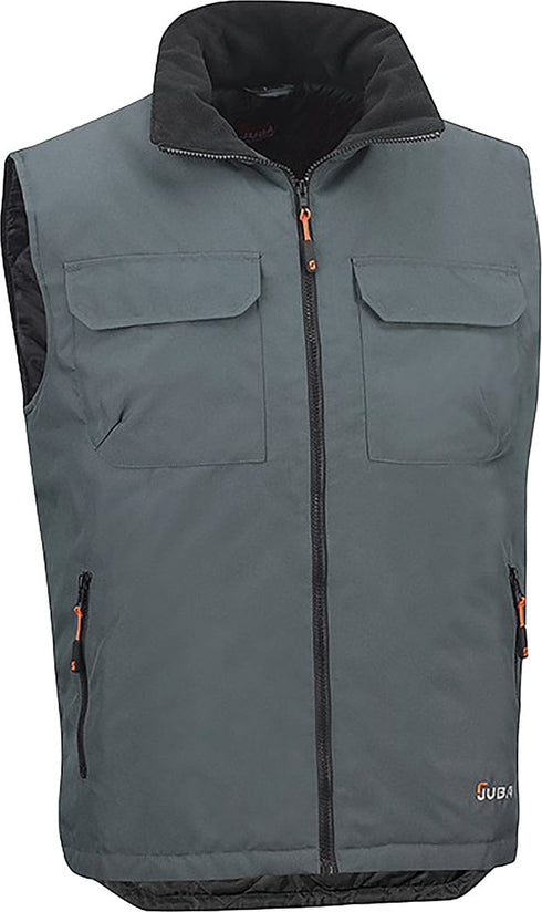 JUBA Ropa de trabajo CHALECO HELSINKI POLIES.835GY T-S GRIS