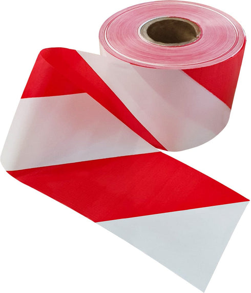 Cinta de Balizar Roja y Blanca PEBD 10m x 200mm