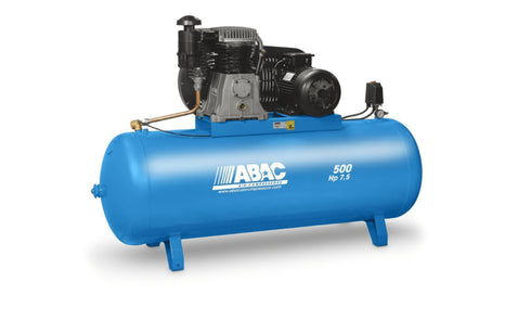 500L / 7.5HP Compresor Industrial por Correas Abac B6000B 500 FT7.5