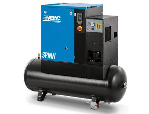 5.5 HP / 200L Compresor industrial de tornillo Abac SPINN4E 10 200 C CE