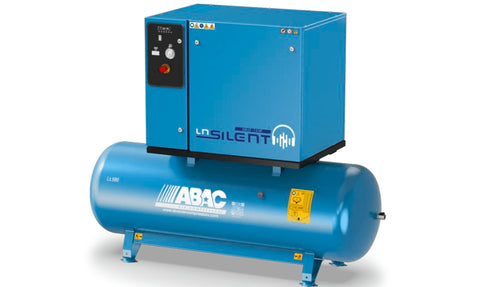 500L / 7.5HP Compresor Silencioso Abac 500L LN2 B6000, 7.5 HP, Trifásico