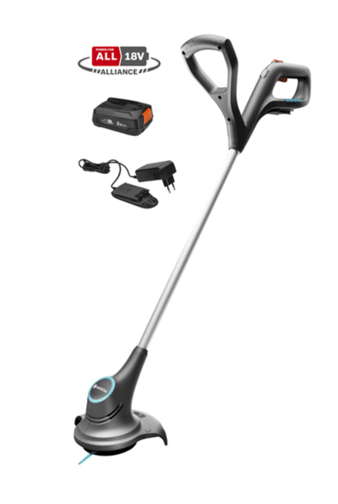 Cargador y 1 bateria Cortabordes GARDENA SmallCut 23/18V P4A 14702-20 | Set Batería