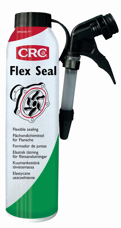Pack de 12 unidades / 200ml Silicona RTV CRC FLEX SEAL Negra