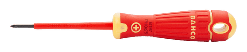 PH0x75mm Destornillador VDE BahcoFit B197PH, Phillips · PH0x75mm, PH1x80mm, PH2x100mm