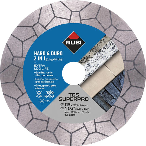 Rubi 115mm Disco diamante TGS Rubi Turbo Viper