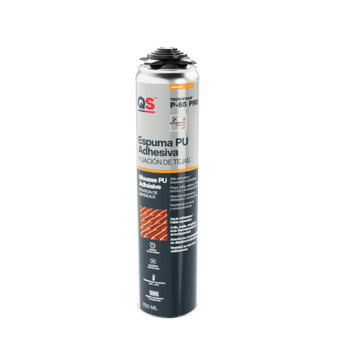 Unidad / Gris / Pistola Espuma de poliuretano para Tejas QS Tecnofoam P65 Pro