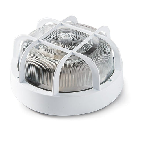 Aplique exterior IP44 blanco E27