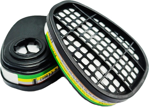 EN 14387 Filtro Safetop ABEK1 (Pack 2) | Protección Respiratoria | Gases y Vapores