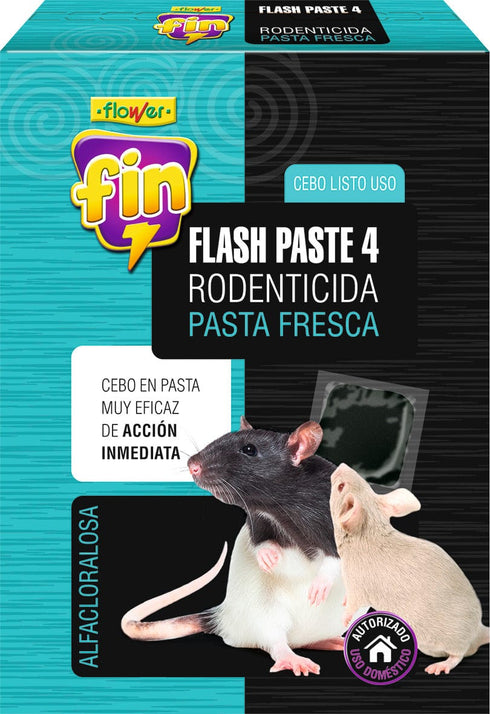 Flower Raticida Cebo Fresco Alfacloralosa 120g