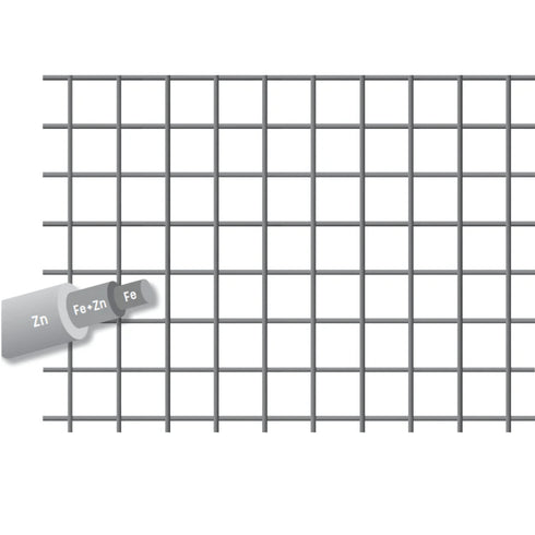 13x13 / 1x25m / 1.4mm Frigerio First Malla electrosoldada galvanizada