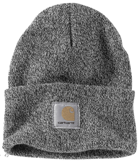 JASPEADO (Blanco-Negro) / talla única Gorro de Punto Carhartt A18 - Unisex · NEGRO, talla única, AZUL OSCURO, JASPEADO (Blanco-Negro), GRIS, MARRON