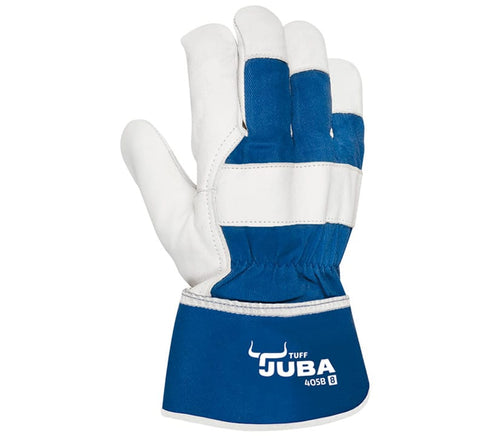 Guante de protección Juba 405B TUFF piel flor vacuno | Juba · 9, Azul - natural, 10