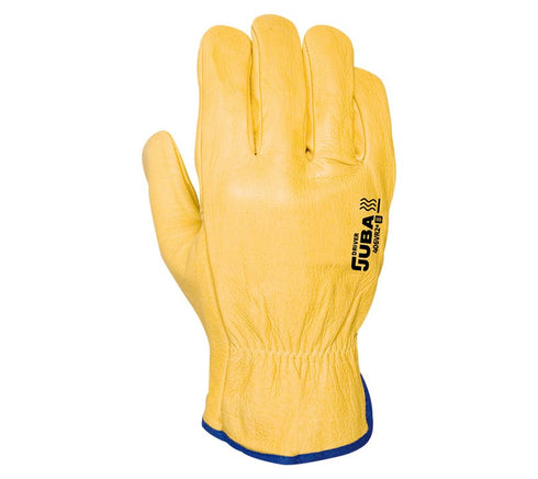 Guante de protección Juba B406VR2 DRIVER piel flor vacuno · 9, Amarillo, 10