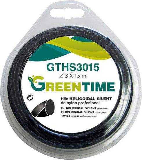 3.0mm / 15m Hilo helicoidal silencioso Sport Garden