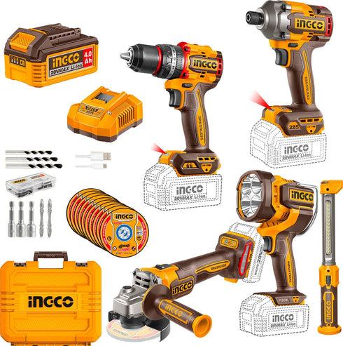 Ingco Kit de 5 herramientas  P20S