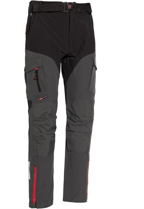 S / Gris-negro / EN 13688 Pantalón Issaline Stretch Wise 9060B