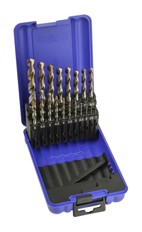 Juego brocas DIN338 19 piezas Izar