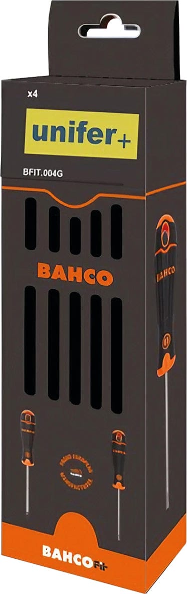 Juego de 4 Destornilladores BahcoFit BFIT004G